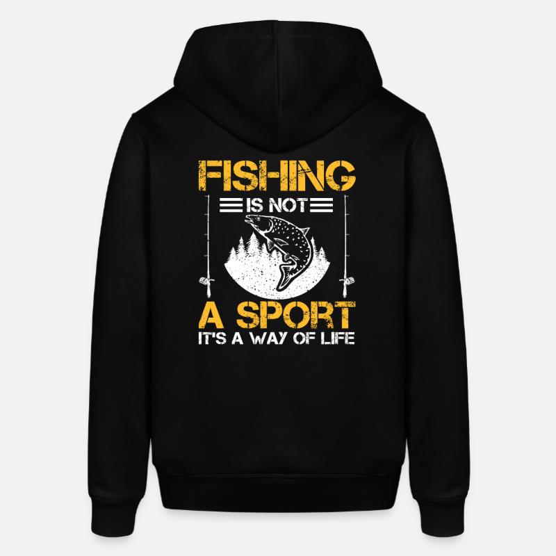 Pêcheur drôle de pêcheur - Sweat à capuche SOUNDER Stanley/Stella Unisexe - noir