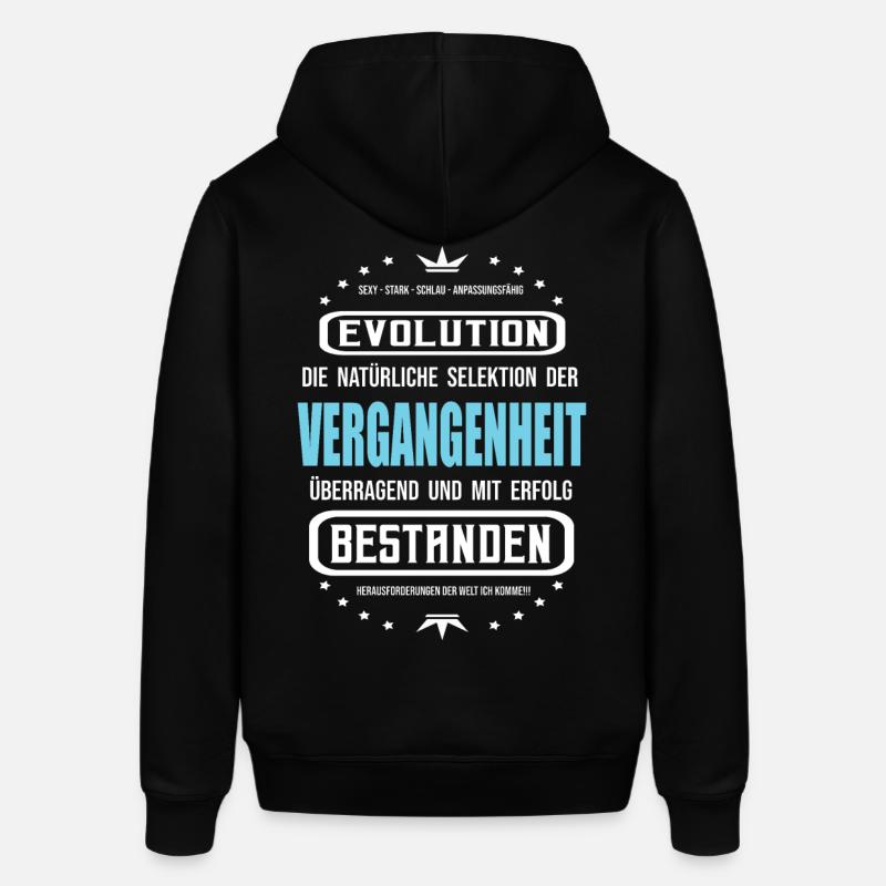 Past, Evolution, Development - Stanley/Stella SOUNDER Unisex Hoodie - black