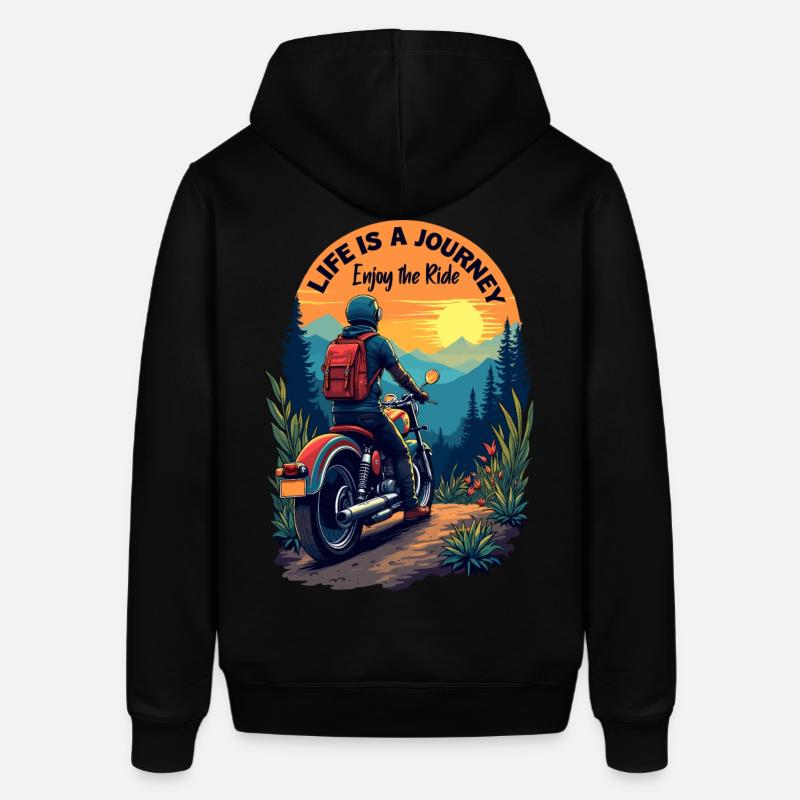 Profitez de la balade - Sweat à capuche SOUNDER Stanley/Stella Unisexe - noir
