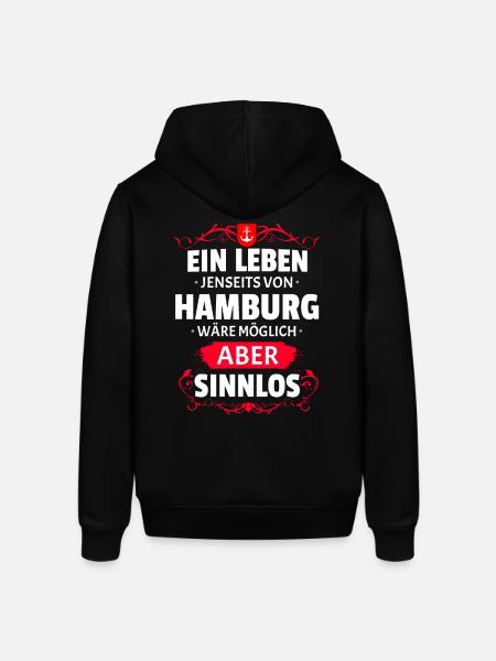 SINNLOS - HAMBURG - Stanley/Stella Unisex Hoodie SOUNDER - Schwarz