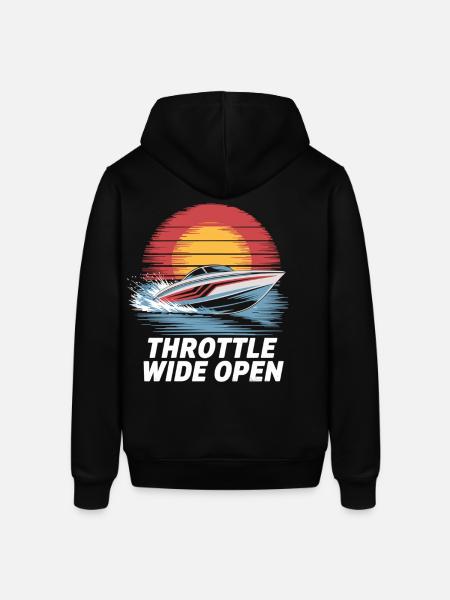 Speedboot Abenteuer Shirt - Stanley/Stella Unisex Hoodie SOUNDER - Schwarz