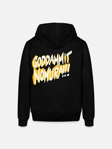 Goddammit Nomura – Yellow Design - Stanley/Stella SOUNDER Unisex Hoodie - black