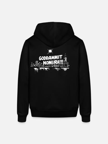 Goddammit Nomura – Skyline Design - Stanley/Stella SOUNDER Unisex Hoodie - black