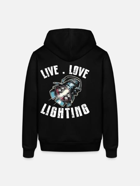 Lichttechniker Beleuchtungstechniker Lichttechnik - Stanley/Stella Unisex Hoodie SOUNDER - Schwarz