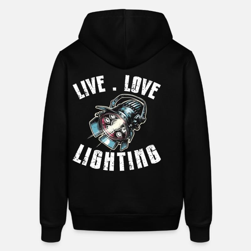 Lichttechniker Beleuchtungstechniker Lichttechnik - Stanley/Stella Unisex Hoodie SOUNDER - Schwarz