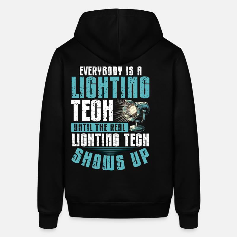 Lichttechniker Beleuchtungstechniker Lichttechnik - Stanley/Stella Unisex Hoodie SOUNDER - Schwarz