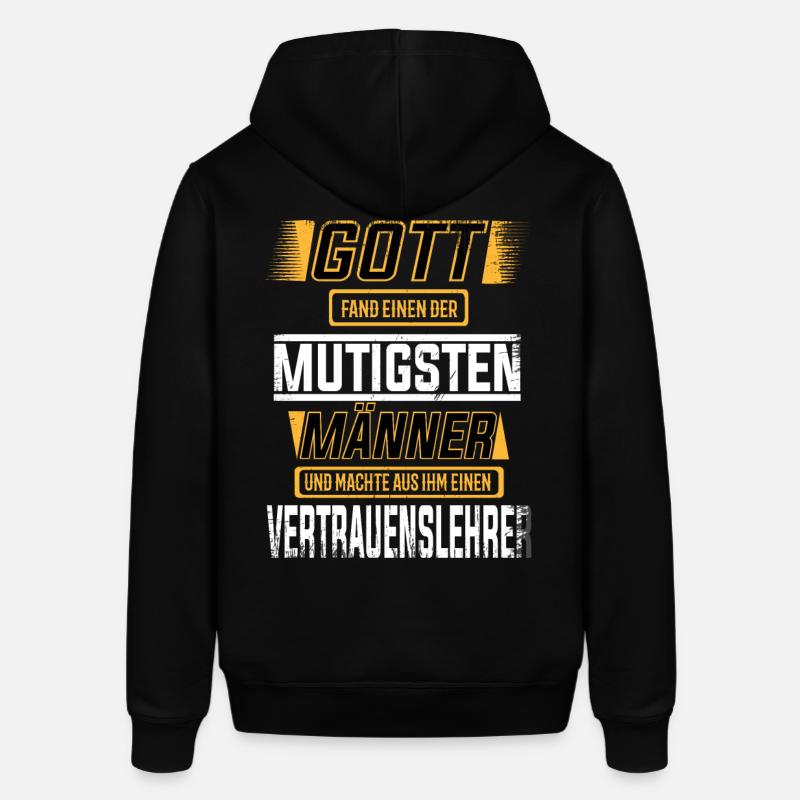Vertrauenslehrer, einer der mutigsten Männer - Stanley/Stella Unisex Hoodie SOUNDER - Schwarz
