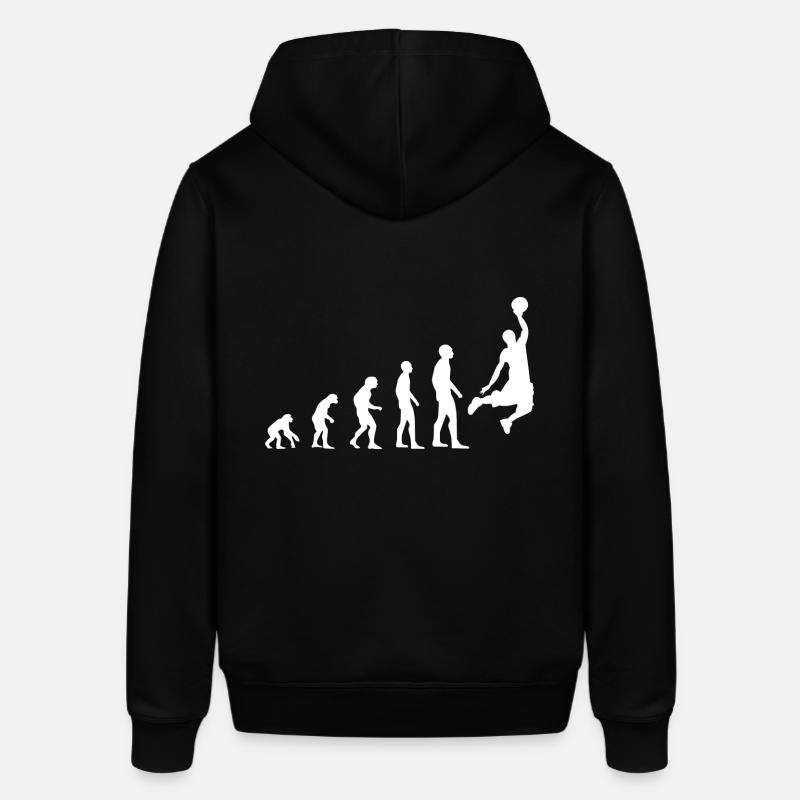 Evolution du basket - Sweat à capuche SOUNDER Stanley/Stella Unisexe - noir