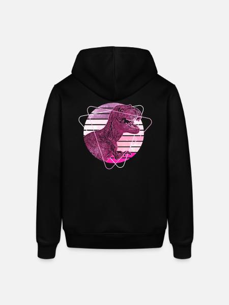 T-Rex Dinosaurs - Stanley/Stella SOUNDER Unisex Hoodie - black