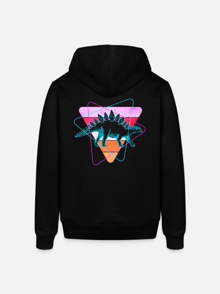 Stegosaurus Dinosaurier - Stanley/Stella Unisex Hoodie SOUNDER - Schwarz