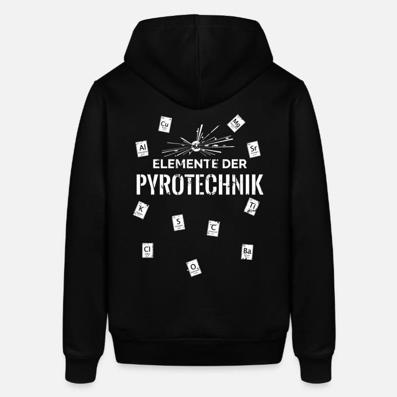Elemente der Pyrotechnik - Stanley/Stella Unisex Hoodie SOUNDER - Schwarz