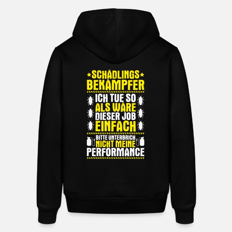 Schädlingsbekämpfer Kammerjäger Exterminator - Stanley/Stella Unisex Hoodie SOUNDER - Schwarz