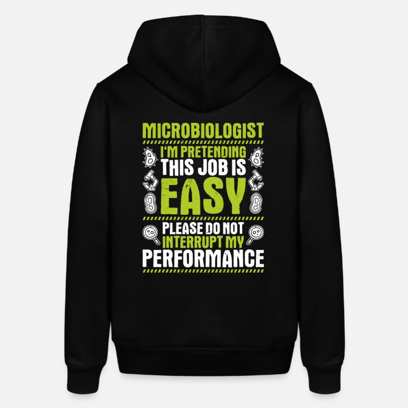 Microbiologie Microbiologiste Biologiste Biologiste - Sweat à capuche SOUNDER Stanley/Stella Unisexe - noir