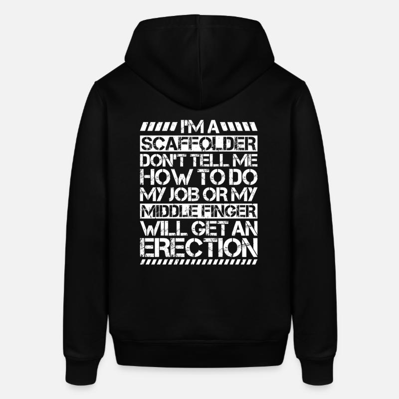 Échafaudage Échafaudage Échafaudage - Sweat à capuche SOUNDER Stanley/Stella Unisexe - noir