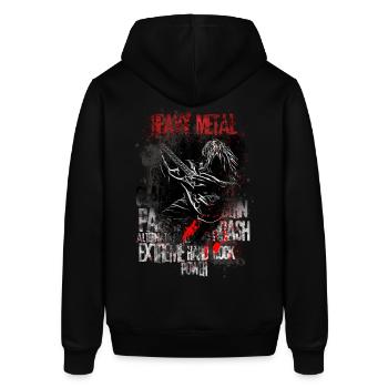 Heavy Metal - Stanley/Stella SOUNDER Unisex Hoodie - black - Back - Alina (178cm)