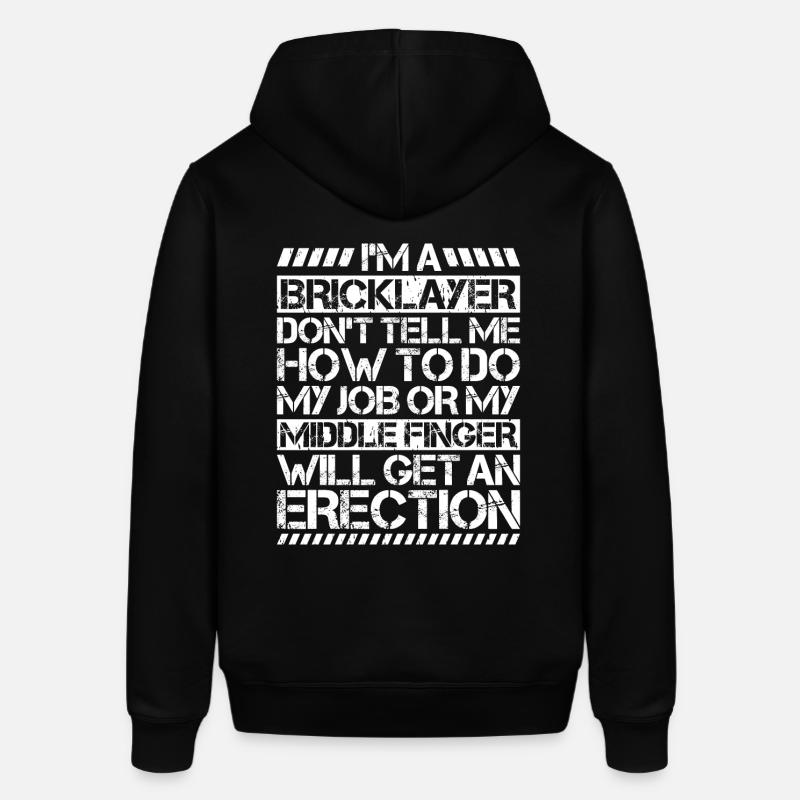 Master Masonry Masonry Bricklayer Mason - Stanley/Stella SOUNDER Unisex Hoodie - black