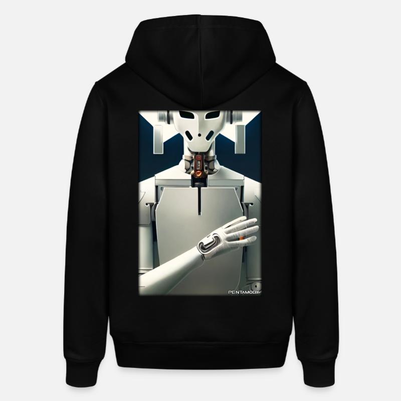 Robot Future Technology Science Android - Sweat à capuche SOUNDER Stanley/Stella Unisexe - noir