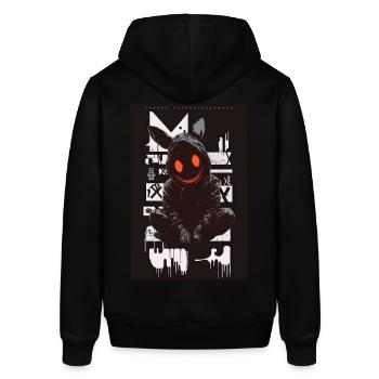 Cool Bunny by ART8NS Art ON Streetwear - Stanley/Stella Unisex Hoodie SOUNDER - Schwarz - Hinten - Alina (178cm)
