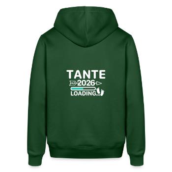 Aunt 2026 Baby Feet - Stanley/Stella SOUNDER Unisex Hoodie - bottle green - Back - Alina (178cm)