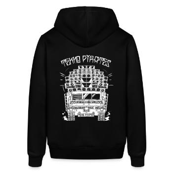 Free Tekno Pirates - Sweat à capuche SOUNDER Stanley/Stella Unisexe - noir - Dos - Alina (178cm)