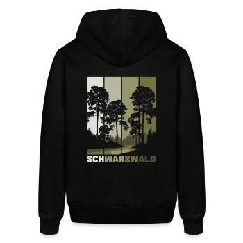 Schwarzwald - Stanley/Stella Unisex Hoodie SOUNDER - Schwarz - Hinten - Alina (178cm)
