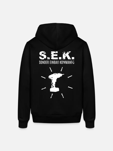 Sonder Einbau Kommando - Stanley/Stella Unisex Hoodie SOUNDER - Schwarz