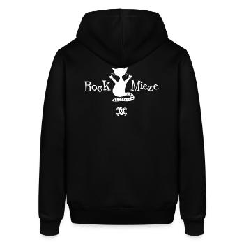 Rock Mieze, Hardrock, Katze, Katzenmama Geschenk - Stanley/Stella Unisex Hoodie SOUNDER - Schwarz - Hinten - Alina (178cm)