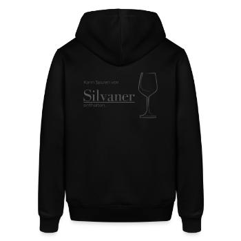 Kann Spuren von Silvaner enthalten - Stanley/Stella Unisex Hoodie SOUNDER - Schwarz - Hinten - Alina (178cm)