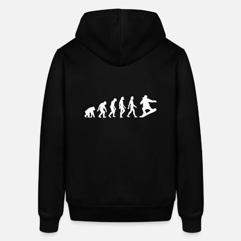 L évolution de Snowboard - Sweat à capuche SOUNDER Stanley/Stella Unisexe - noir