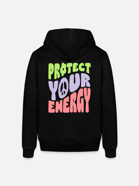 Protect Your Energy - Stanley/Stella SOUNDER Unisex Hoodie - black