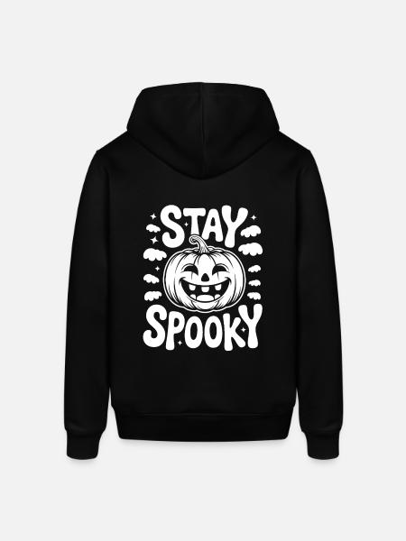 Restez effrayant drôle Halloween Design - Sweat à capuche SOUNDER Stanley/Stella Unisexe - noir