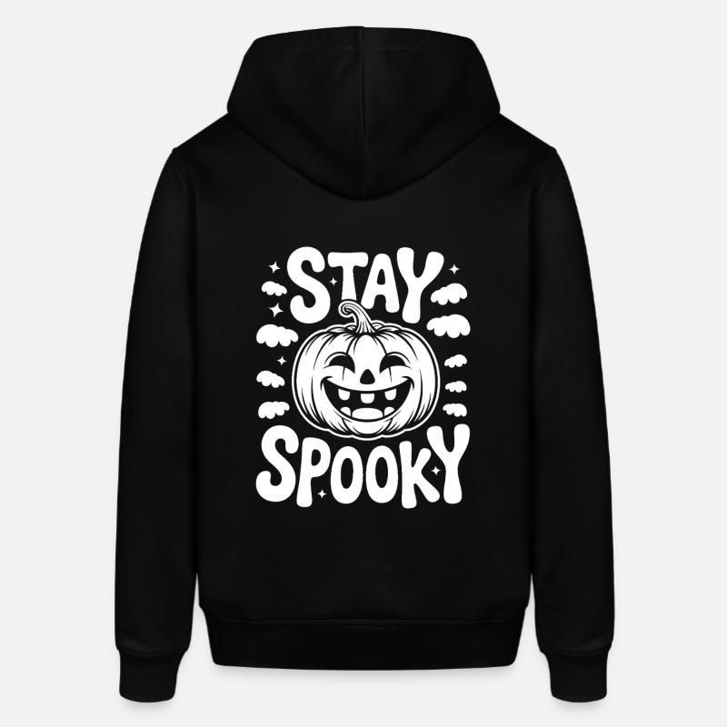 Restez effrayant drôle Halloween Design - Sweat à capuche SOUNDER Stanley/Stella Unisexe - noir