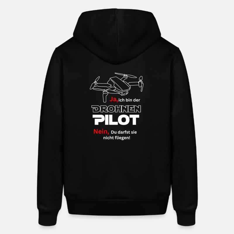 Pilote de drone - Sweat à capuche SOUNDER Stanley/Stella Unisexe - noir