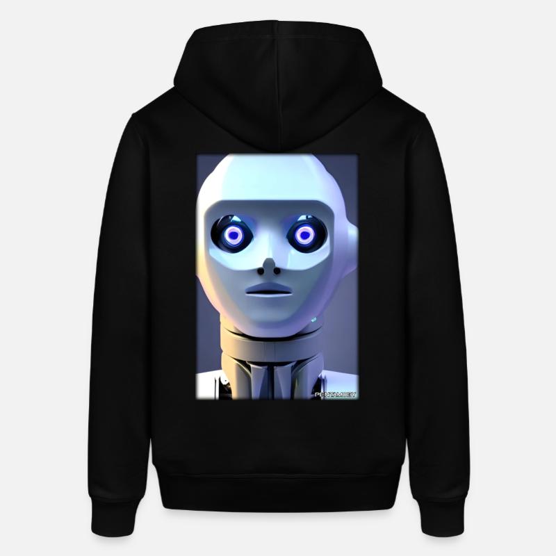Roboter Zukunft Technik Wissenschaft Android - Stanley/Stella Unisex Hoodie SOUNDER - Schwarz