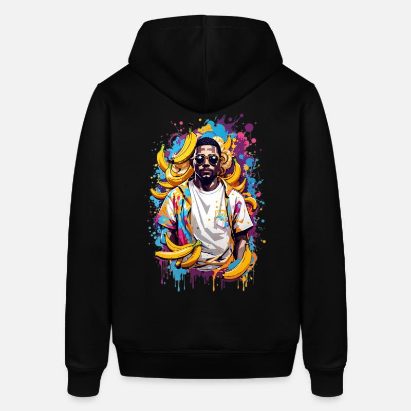 Homme banane - Sweat à capuche SOUNDER Stanley/Stella Unisexe - noir