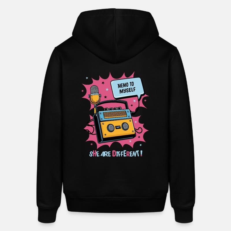 Ils sont différents ! - Sweat à capuche SOUNDER Stanley/Stella Unisexe - noir