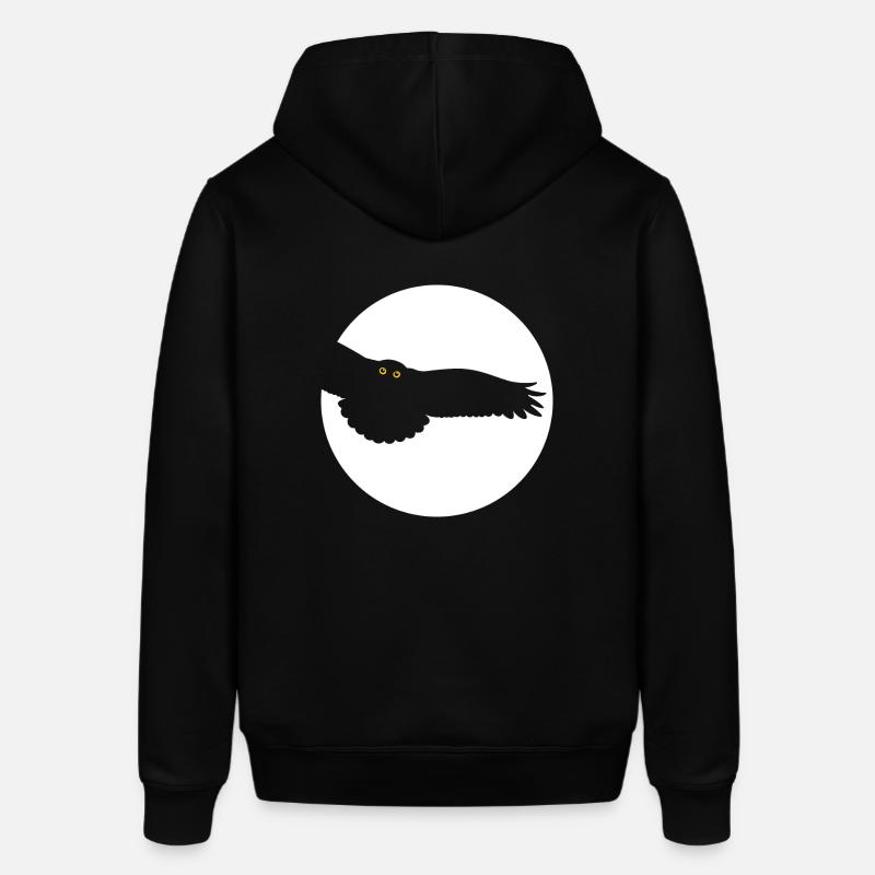 Oiseau de nuit - Sweat à capuche SOUNDER Stanley/Stella Unisexe - noir