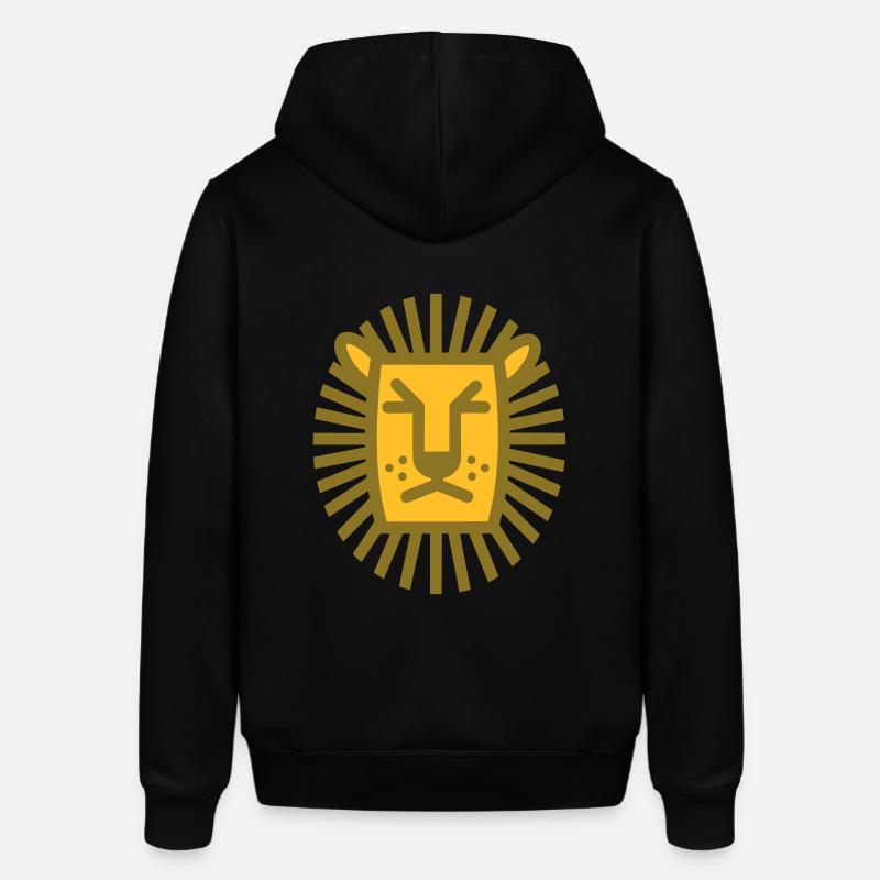 Lion - Lion - dessin au trait - Sweat à capuche SOUNDER Stanley/Stella Unisexe - noir