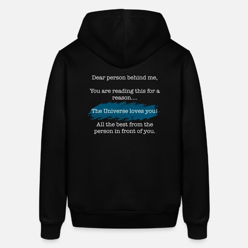 L’univers vous aime - Sweat à capuche SOUNDER Stanley/Stella Unisexe - noir