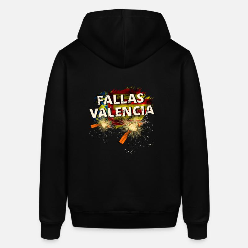 Fallas Valencia Trueno Drapeau - Sweat à capuche SOUNDER Stanley/Stella Unisexe - noir