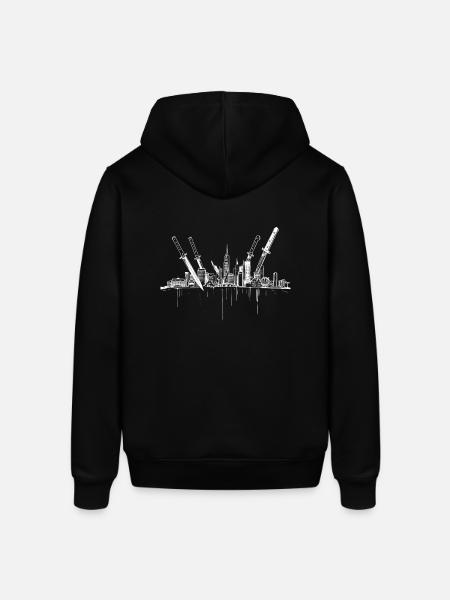 Messer Stadt - Stanley/Stella Unisex Hoodie SOUNDER - Schwarz