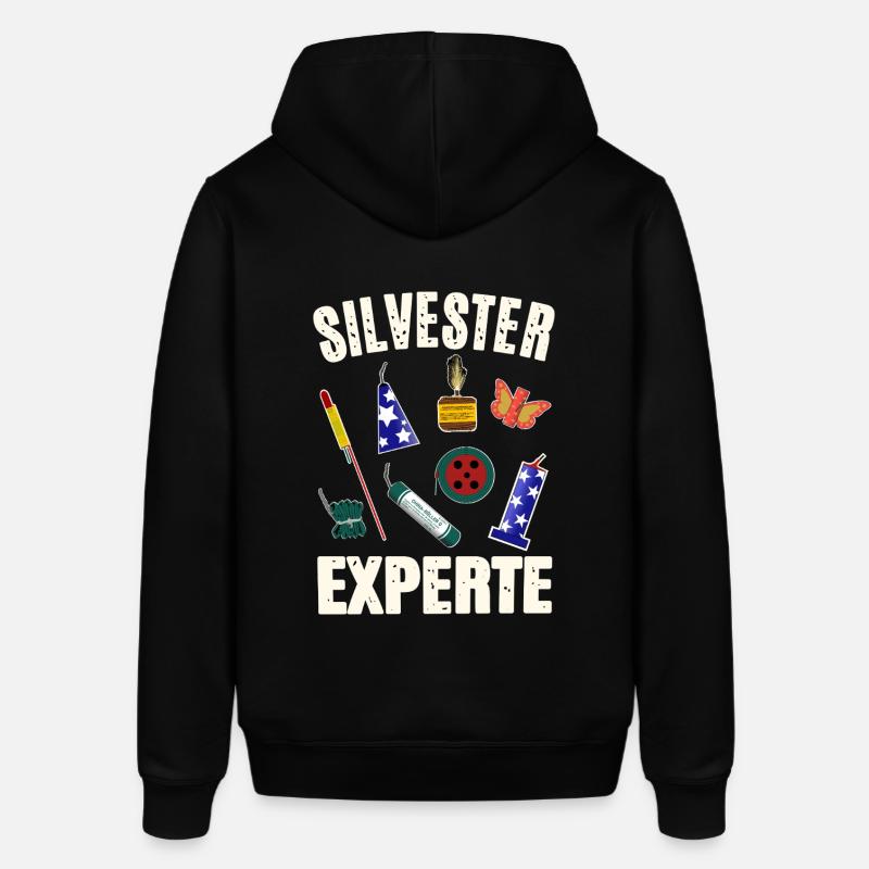 Silvester Experte - Stanley/Stella Unisex Hoodie SOUNDER - Schwarz