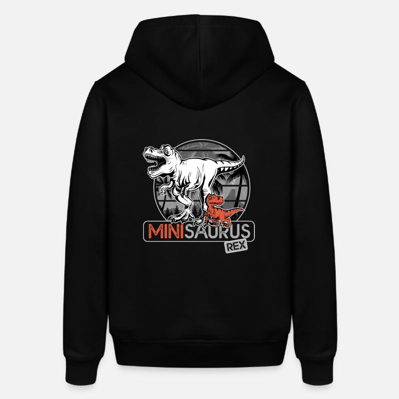 Minisaurus rex Cadeau garçon dinosaure - Sweat à capuche SOUNDER Stanley/Stella Unisexe - noir