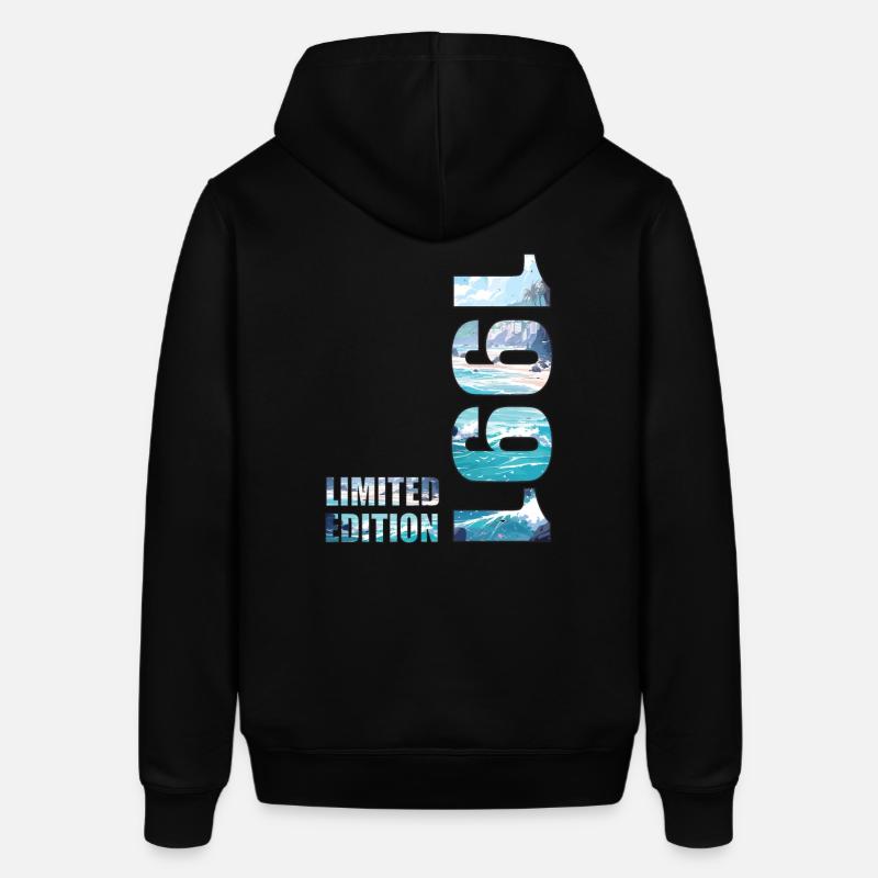 1991 Idée d’anniversaire de t-shirt en édition limitée - Sweat à capuche SOUNDER Stanley/Stella Unisexe - noir