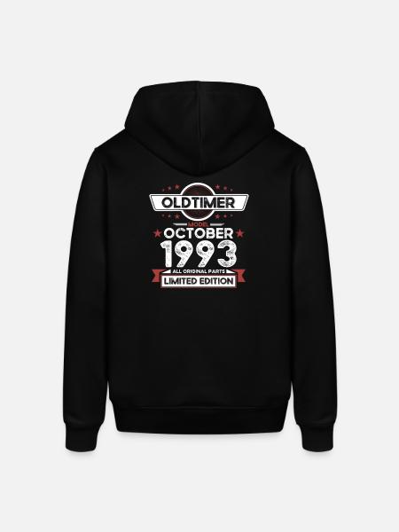 30e anniversaire Oldtimer Octobre 1993 - Sweat à capuche SOUNDER Stanley/Stella Unisexe - noir