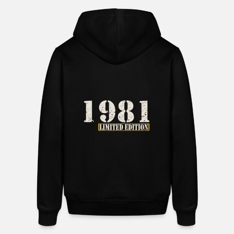 Édition limitée 1981 Naissance anniversaire - Sweat à capuche SOUNDER Stanley/Stella Unisexe - noir