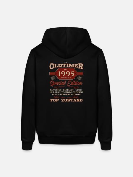 30 års fødselsdagsgave mand vintage bil maj 1995 - Stanley/Stella SOUNDER unisex hoodie - sort