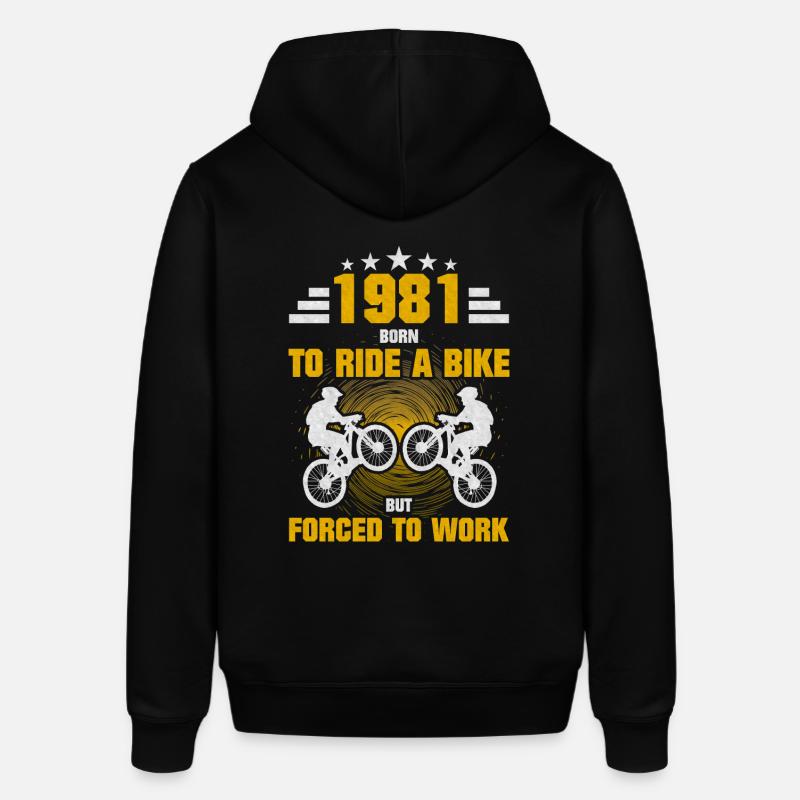 1981 Naissance vélo - Sweat à capuche SOUNDER Stanley/Stella Unisexe - noir
