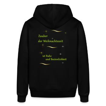 Weihnachten - Stanley/Stella Unisex Hoodie SOUNDER - Schwarz - Hinten - Alina (178cm)