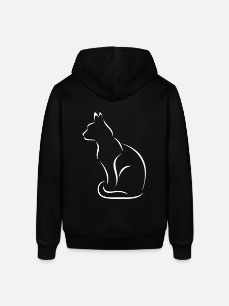 katze - Stanley/Stella Unisex Hoodie SOUNDER - Schwarz